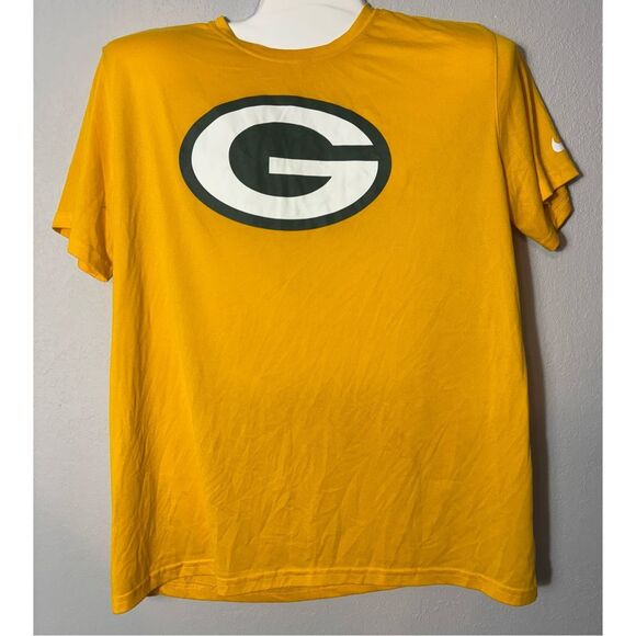 Nike Other - Green Bay Packers The Nike Tee Dri-Fit Athletic T-Shirt Men's XL Yellow